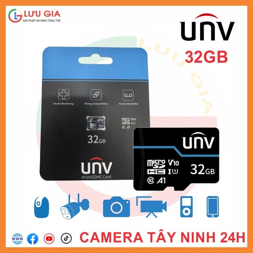 [TF-32G-T-L] UNV TF-32G-T-L 32GB Blue Class MicroSD Card