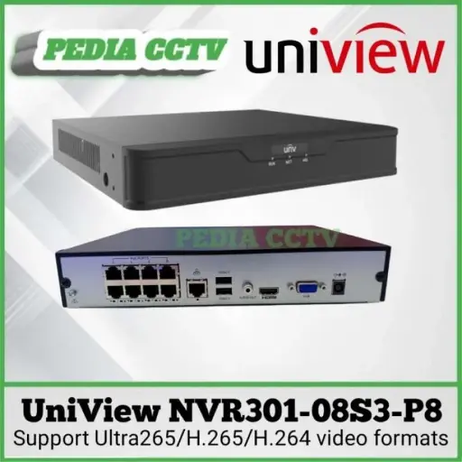 [NVR301-08S3] NVR301-08S3 8 Channel NVR, 1 SATA Interface